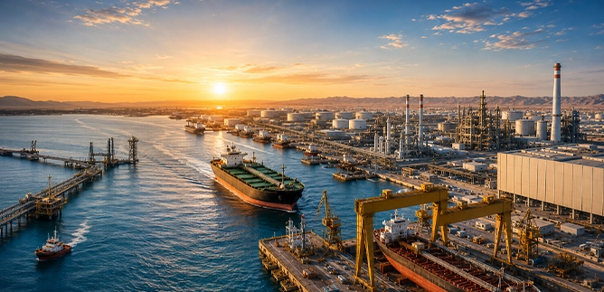 المنطقة الاقتصادية الخاصة برأس الخير: القوة البحرية والصناعية للمملكة العربية السعودية على الخليج العربي